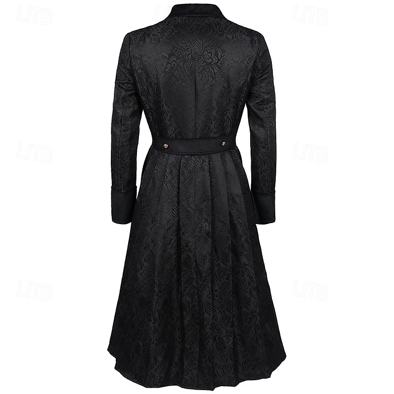 Retro Vintage Medieval Renaissance Coat Long Sleeves Gentleman Nobleman Jacquard Fancy Dress Men's Halloween Carnival Performance Renaissance Fair LARP Adults' Coat 2026 - $66.99 –P5