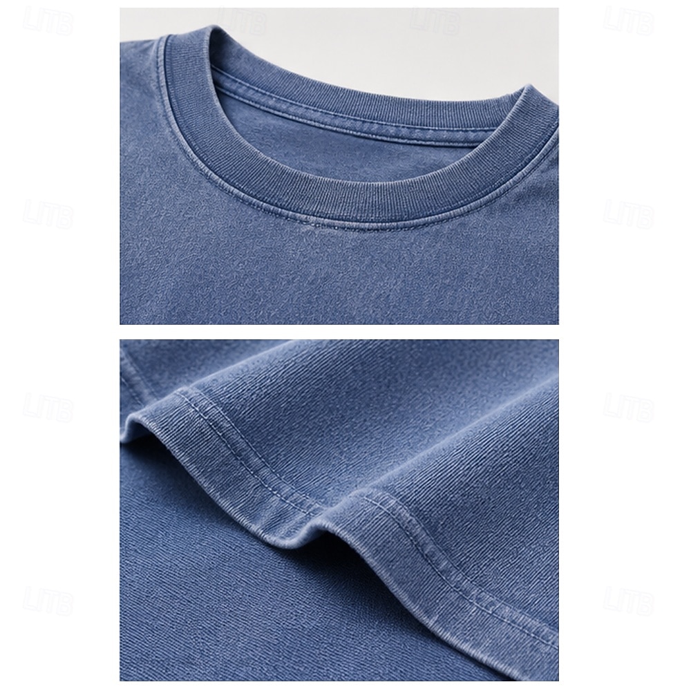 Men's Stable That's For Horses Funny 100 Cotton Acid Wash Heavyweight T-shirt Short Sleeve T shirt DTG Crew Neck Shirt Fashion Daily Holiday Spring Summer Clothing Apparel 2026 - $27.99 –P6