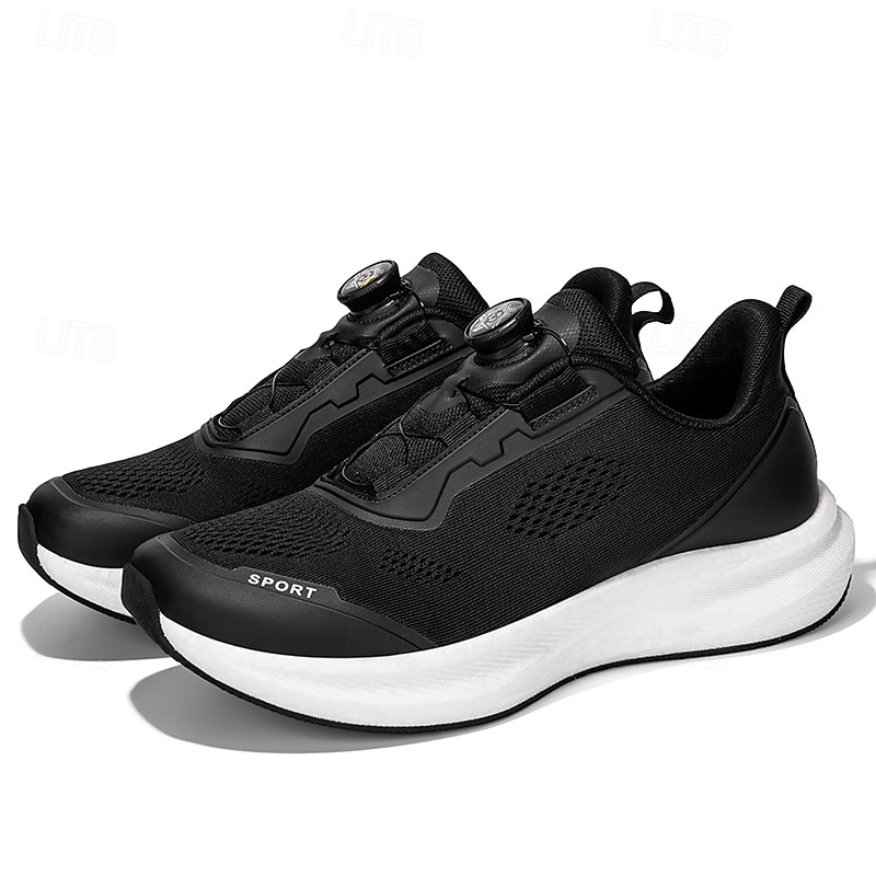Men's Sporty Casual Daily Tissage Volant Comfortable Slip Resistant Flexible Buckle Dark Grey Black Yellow Summer Spring All Seasons 2026 - $59.99 –P7