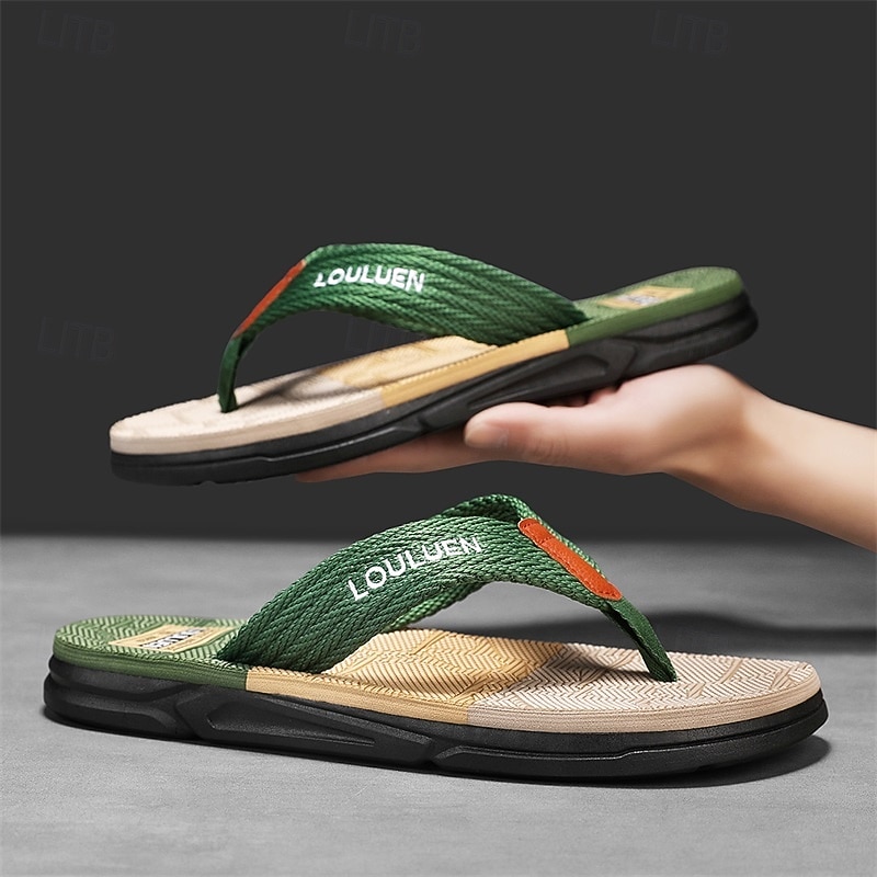 Men's Blue Flip Flops – Lightweight Quick-Dry Beach Sandals, Comfortable Summer Footwear for Vacations, Poolside and Everyday Leisure 2026 - $26.99 –P4