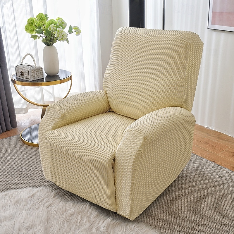 Stretch Jacquard Reclining Couch Cover, Elastic Recliner Sofa Slipcover, Washable Dust-proof Furniture Protector for Kids Pets 2026 - $60.99 –P4