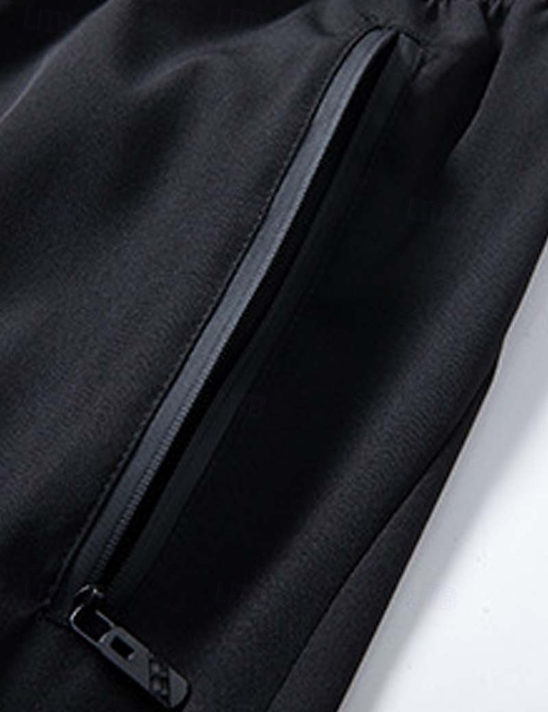 Voor heren Joggingbroeken Broek Vrijetijdsbroek Sneldrogende broek Koelbroek Zak met rits Elastisch manchet Effen Lichtgewicht Ademend Volledige lengte Casual Dagelijks Buiten Modieus Streetwear 2026 - $18.99 –P7