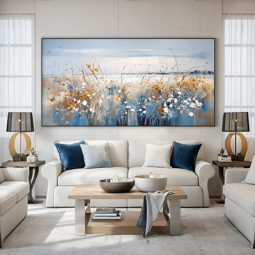 Mintura Handmade Flower Landacape Oil Paintings On Canvas Wall Art Decoration Modern Abstract Picture For Home Hotel Decor Rolled Frameless Unstretched Painting 2026 - $74.99 –P3