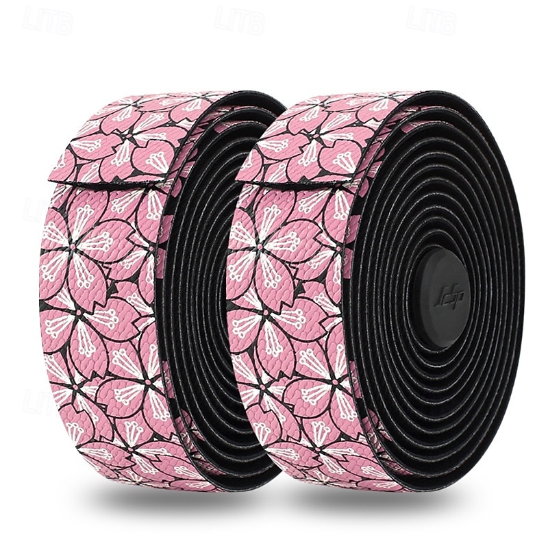Bike Handlebar Tape Cycling Wearproof Skidproof Comfortable Safety For Road Bike Mountain Bike MTB Cycling Bicycle PU(Polyurethane) Black White Pink 2026 - $17.99 –P7