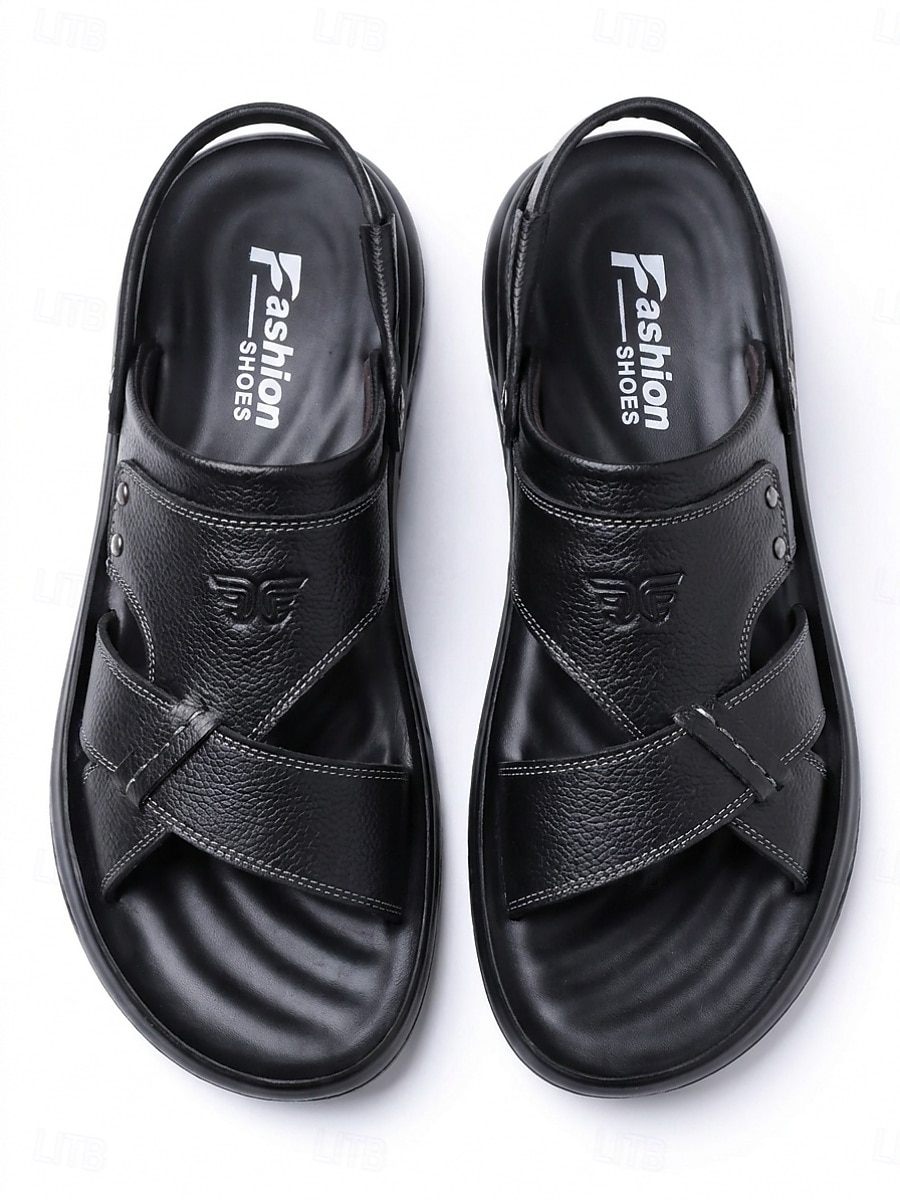 Men's Beach Vacation Open Toe Sandals, Adjustable Strap Casual Summer Shoes, Comfortable Non-Slip Sandals for Resort, Seaside Walking 2026 - $34.99 –P5