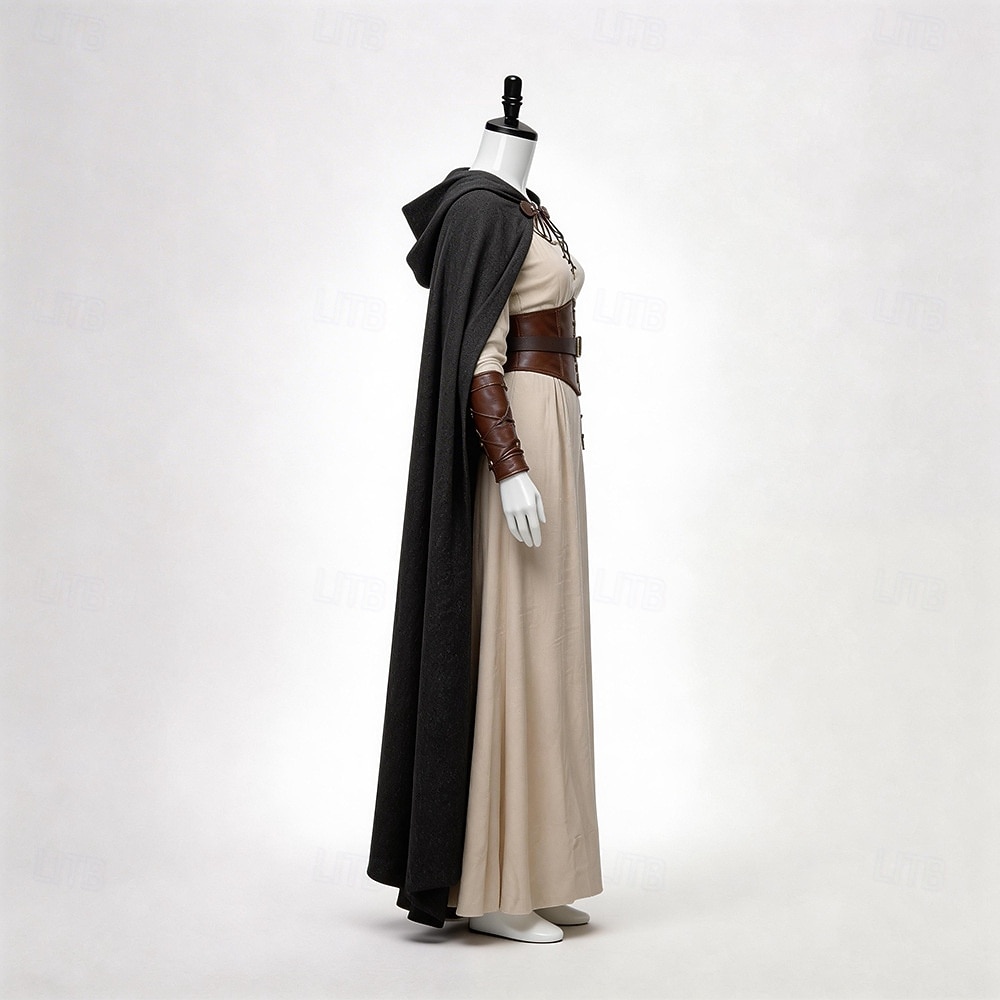 Medieval Renascentista manto manto com capuz Viking Elfo Fantasia Mulheres Dia Das Bruxas Carnaval Espetáculo LARP Ren Faire Adulto Capa de 2026 por $44.99 –P12