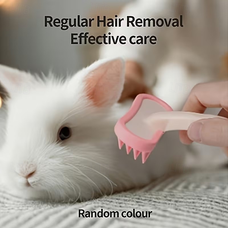 3pcs Rabbit Comb Silicone Small Pet Comb Cat Hair Comb Brush, Guinea Pig Hair Cleaning Beauty Care Tool Beauty Trimmer Pet Bath Comb 2026 - $18.99 –P7