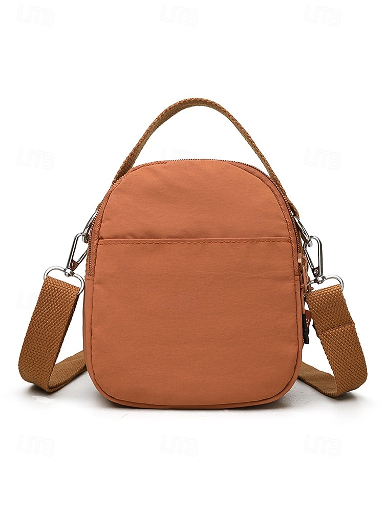 Waterdichte polyester crossbodytas voor dames, verstelbare schouderband, meerlaagse tas met grote capaciteit voor op reis &Tas voor dagelijks gebruik, lichtgewicht casual zomertas, verkrijgbaar in 2026 - $14.99 –P7