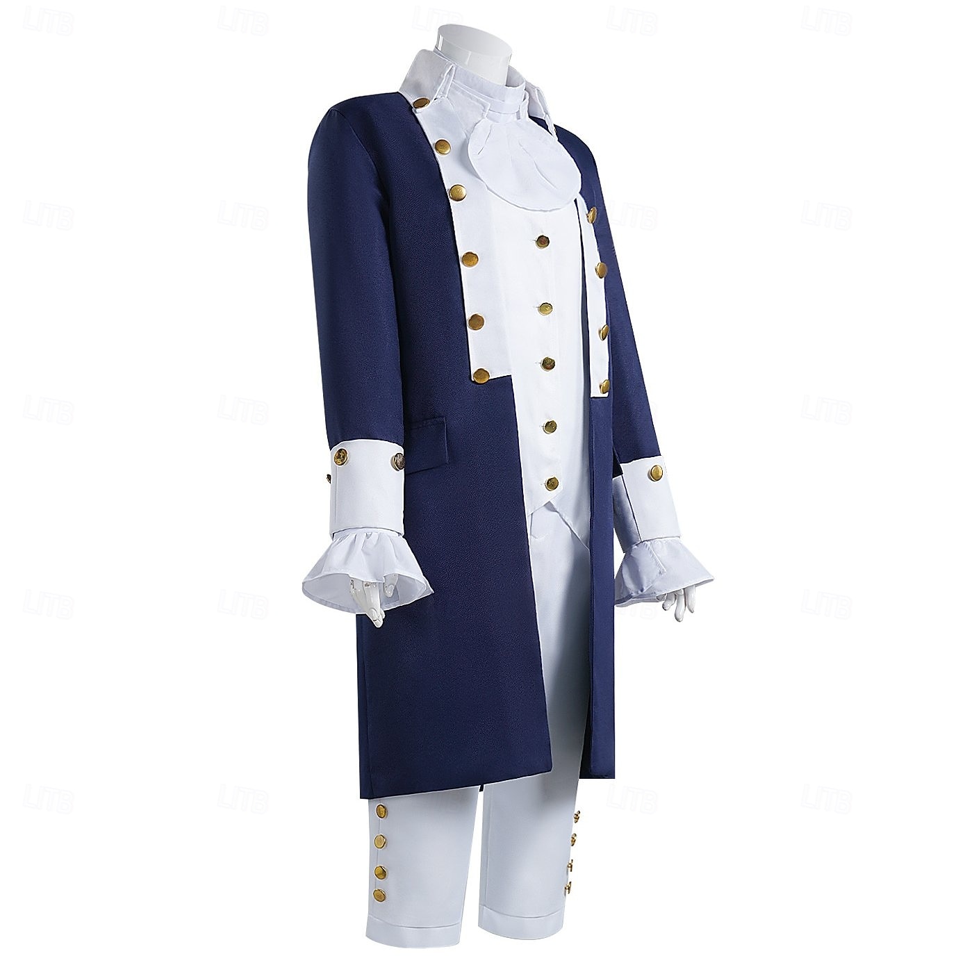 Set Retro Vintage 18th Century Coat Pants Vest Long Sleeves George Washington Alexander Hamilton Fancy Dress Men's Halloween Carnival Performance Adults' Coat Vest Shirt 2026 - $123.99 –P5