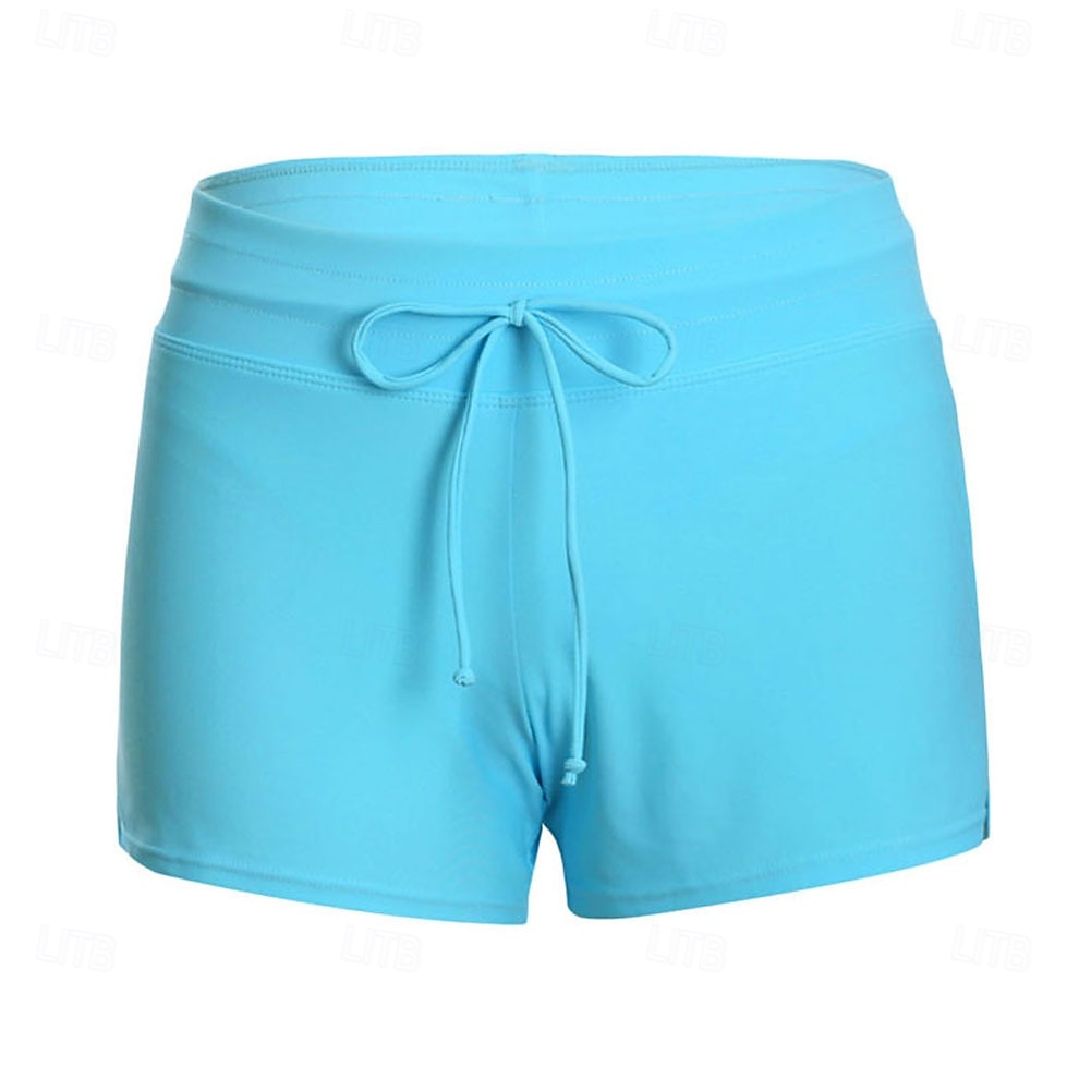 Mulheres Shorts de Natação Calção Justo de Natação Retalhos Ultra Leve (UL) Confortável Respirável Calças Surfe Praia Esportes Aquáticos Verão de 2026 por $15.49 –P7