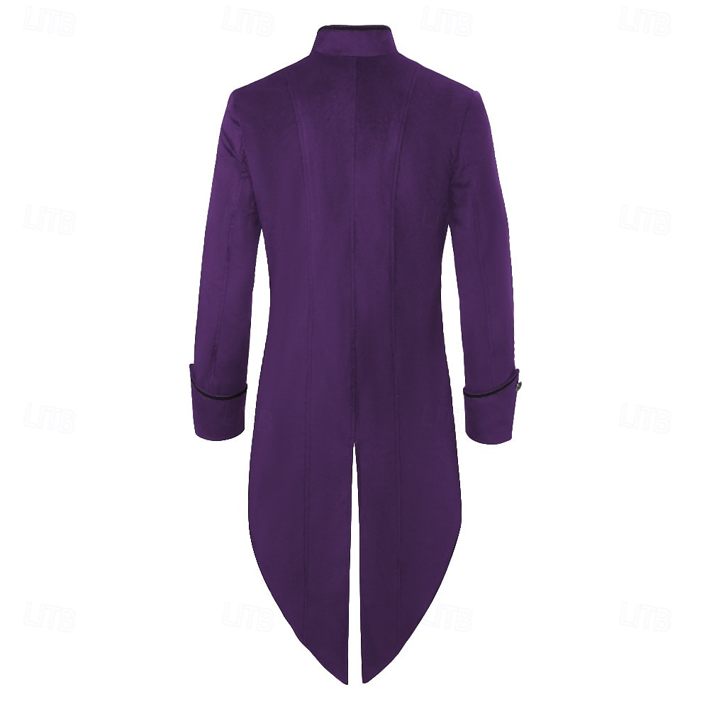 Rétro Vintage Queue-de-pie Manches longues Prince Vampire Gentleman Déguisement Homme Fantaisie Halloween Carnaval Mascarade Foire de la Renaissance LARP Adulte Manteau de 2026 ? $51.99 –P8