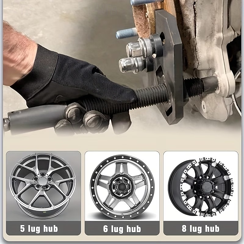 Herramienta para desmontar bujes, extractor de bujes de rueda 40100, herramienta completa para desmontar cojinetes de buje con tuerca hexagonal roscada, para la mayoría de conjuntos de bujes de 5, 6 y 2026 - $69.99 –P4