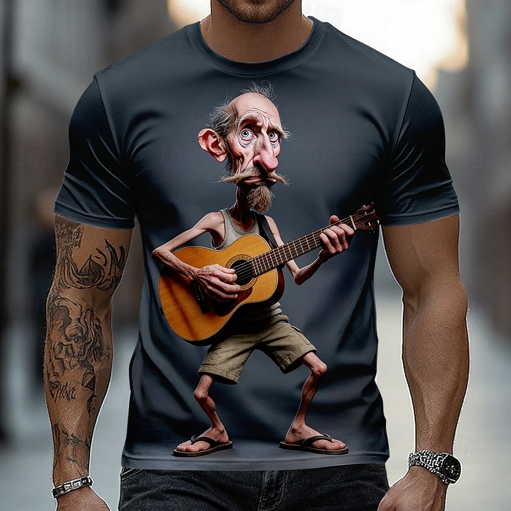 Bărbați 3D Print #D Tricou Manșon scurt Tricou Tipărire 3D Stil Nautic Cămașă Exagerat Designer Zilnic Club Petrecere Albastru piscină 1 2 Vară Primăvară Toate Sezoanele Îmbrăcăminte S M L XL XXL XXXL 2026 - $8.49 –P4