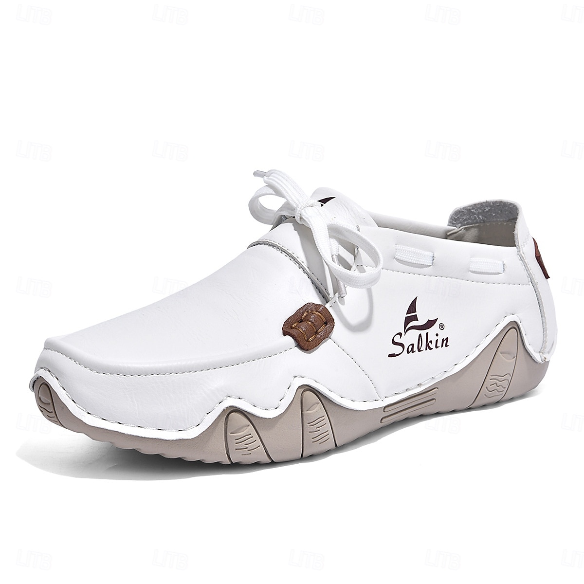 Men's Mint Green Casual Loafers, Lace-Up Comfort Walking Shoes, Lightweight Soft Sole Shoes for Travel, Daily Wear, Outdoor Activities 2026 - $42.99 –P8