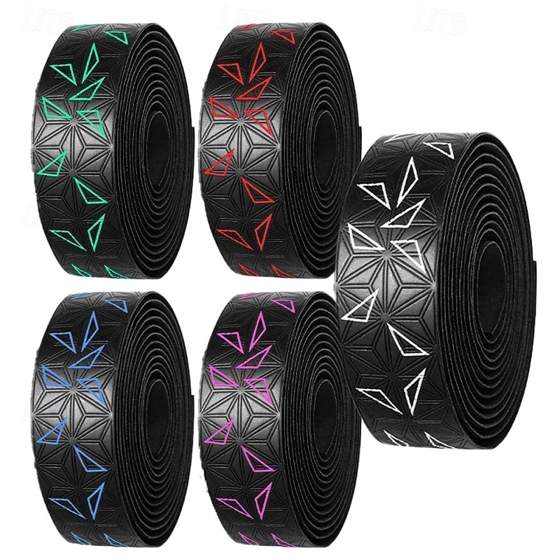 Bike Handlebar Tape Cycling Wearproof Skidproof Comfortable Safety For Road Bike Mountain Bike MTB Cycling Bicycle PU(Polyurethane) White Pink Red 2026 - $17.49 –P1