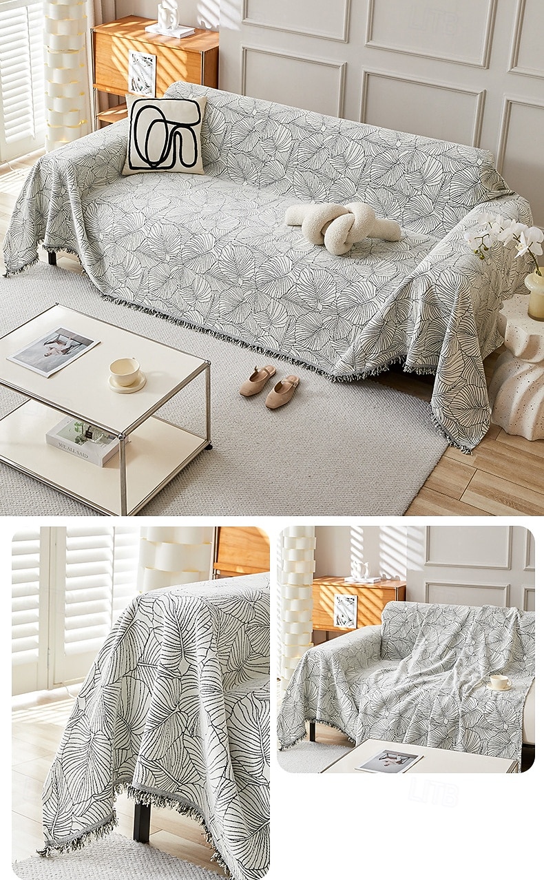 Sofa Cover Blanket One Piece Couch Cover Anti Cat Scratch Herringbone Sofa Slipcover Full Coverage Furniture Protector Washable Sofa Throw for Living Room 2026 - $7.99 –P10