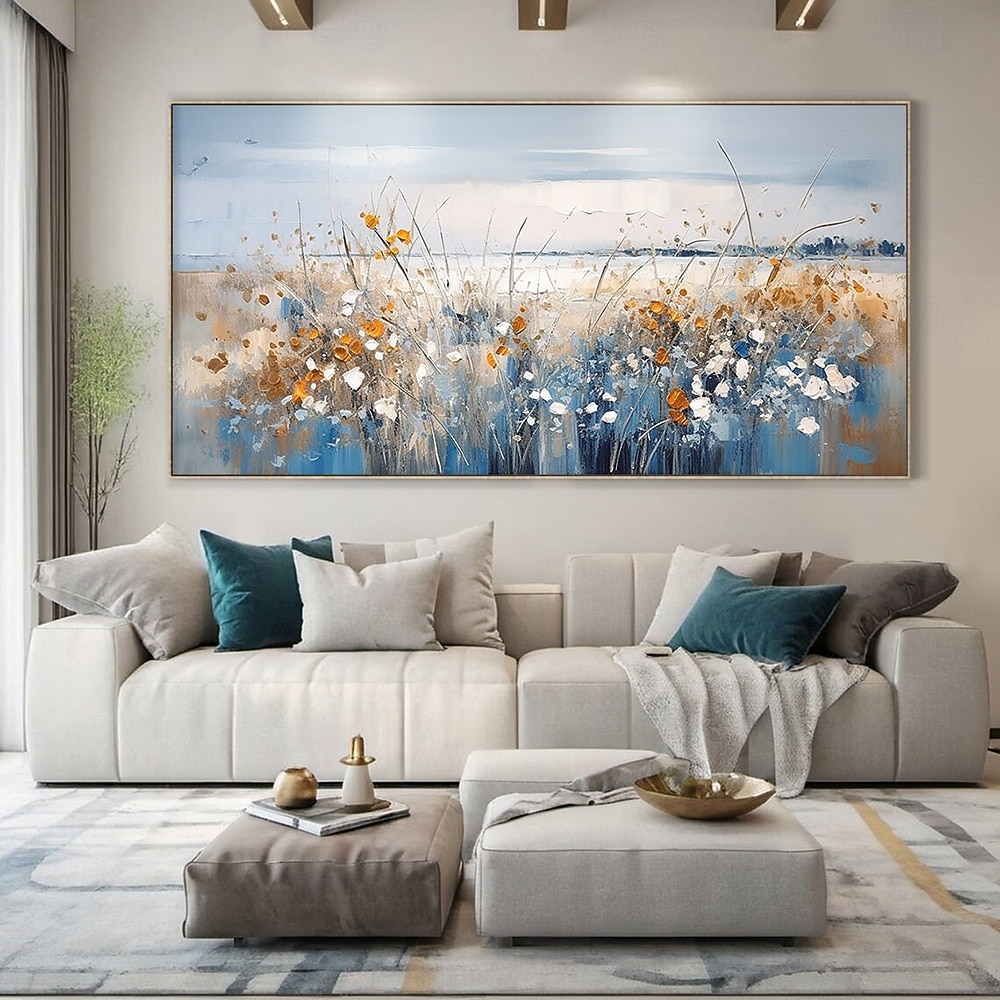 Mintura Handmade Flower Landacape Oil Paintings On Canvas Wall Art Decoration Modern Abstract Picture For Home Hotel Decor Rolled Frameless Unstretched Painting 2026 - $74.99 –P1