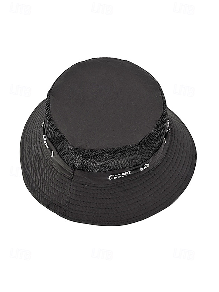 Ademende mesh bucket hat voor heren, lichtgewicht zomerzonnehoed van polyester met verstelbare pasvorm, pet voor buitenactiviteiten zoals vissen, wandelen en reizen, boonie hat met UV-bescherming, 2026 - $11.99 –P8