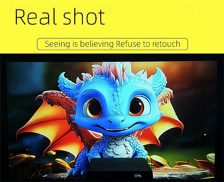 Smart Projector with Auto Focus & Auto Keystone, 720P Native Portable Movie Projector with RGB Ambient Light, Bluetooth Speaker, WiFi Screen Casting, 180° Rotatable Home Theater Projector 2026 - $127.99 –P27