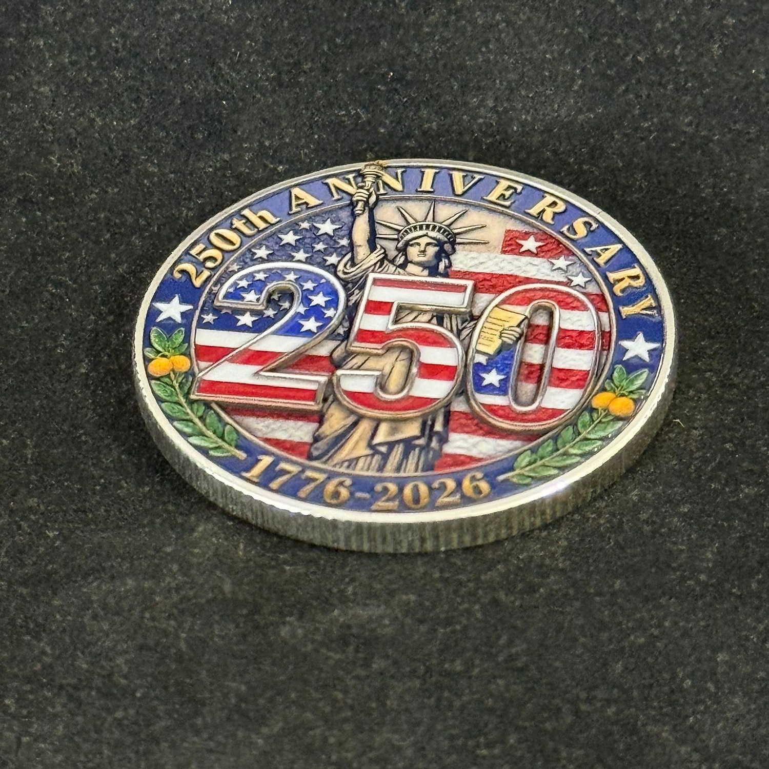 5 pièces commémoratives du 250e anniversaire de l'Amérique, 1776-2026, pièce patriotique du semi-quincentenaire des États-Unis, Statue de la Liberté &Cloche de la Liberté, souvenir idéal pour les de 2026 ? $15.99 –P4