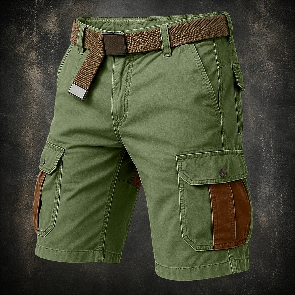 Homme Shorts cargo Short d'extérieur Short décontracté Shorts de Randonnée Patchwork Multi-poches Jambe Droite Bloc de Couleur Couleur Pleine Portable Évacuation de l'Humidité Court Occasionnel de 2026 ? $33.99 –P2