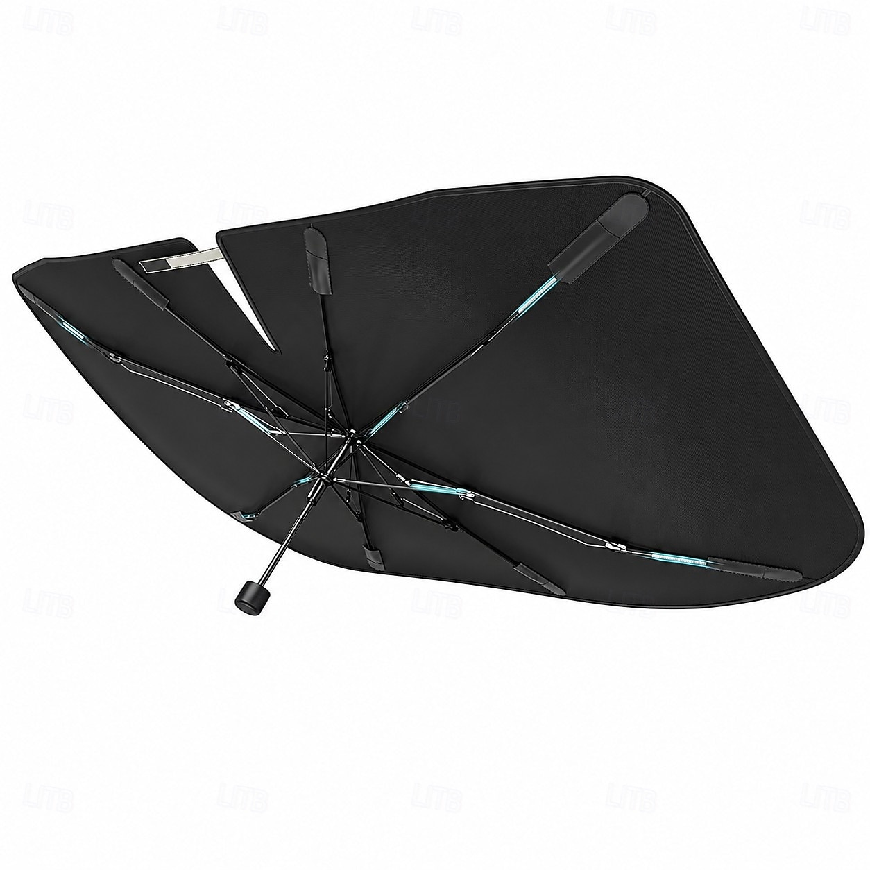 Umbrelă de soare pentru parbriz auto, parasolar pliabil cu protecție UV pentru geamul din față, parasolar reflectorizant care blochează căldura, capac interior de răcire pentru mașini, SUV-uri și 2026 - $11.99 –P1