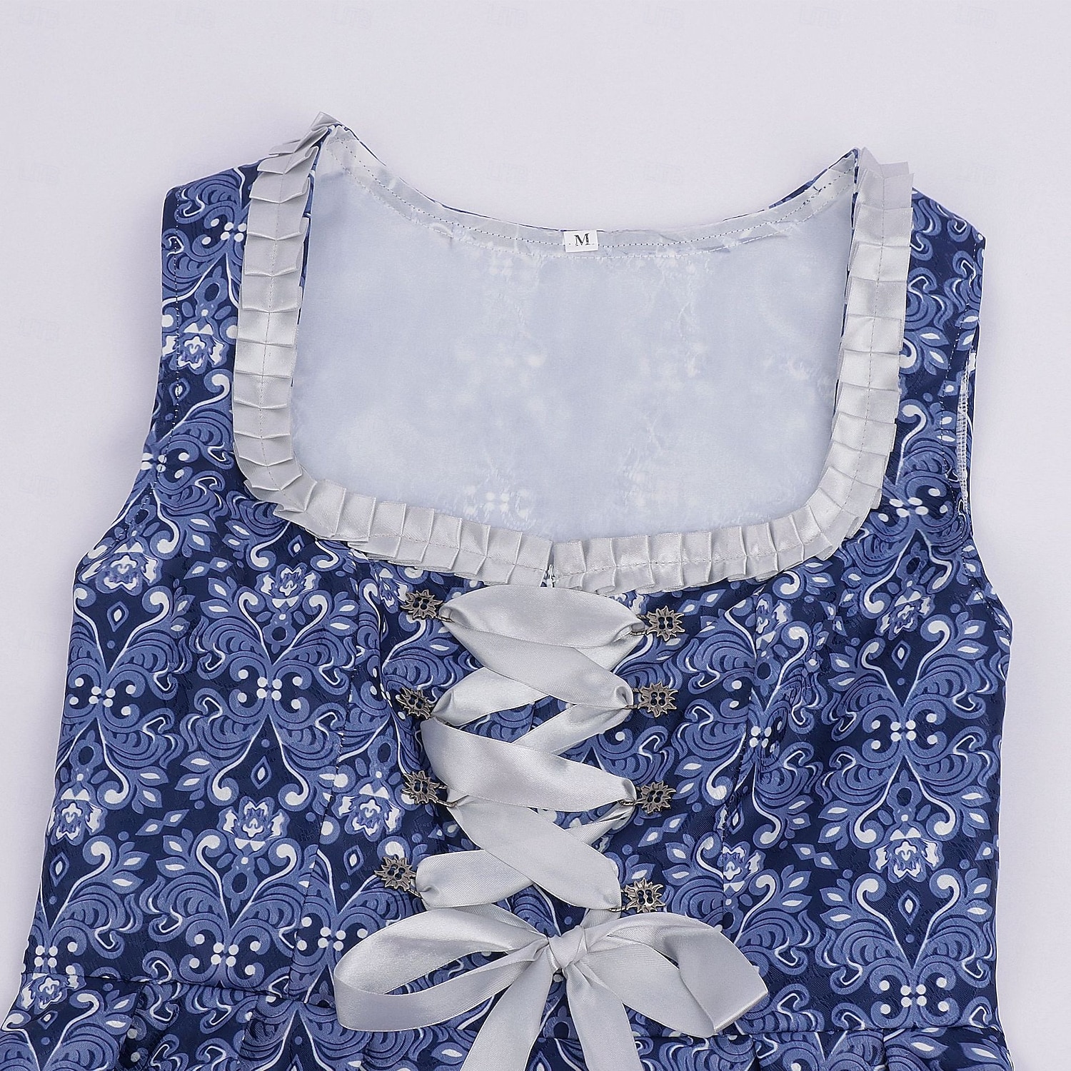 Oktoberfest Vestido de dirndl Conjunto de dirndl Blusa con falda acampanada Jacquard Encaje Mucama Alemán alpino Herencia prados Mujer Carnaval Festival de Cerveza Paño de estilo tradicional 2026 - $113.99 –P6