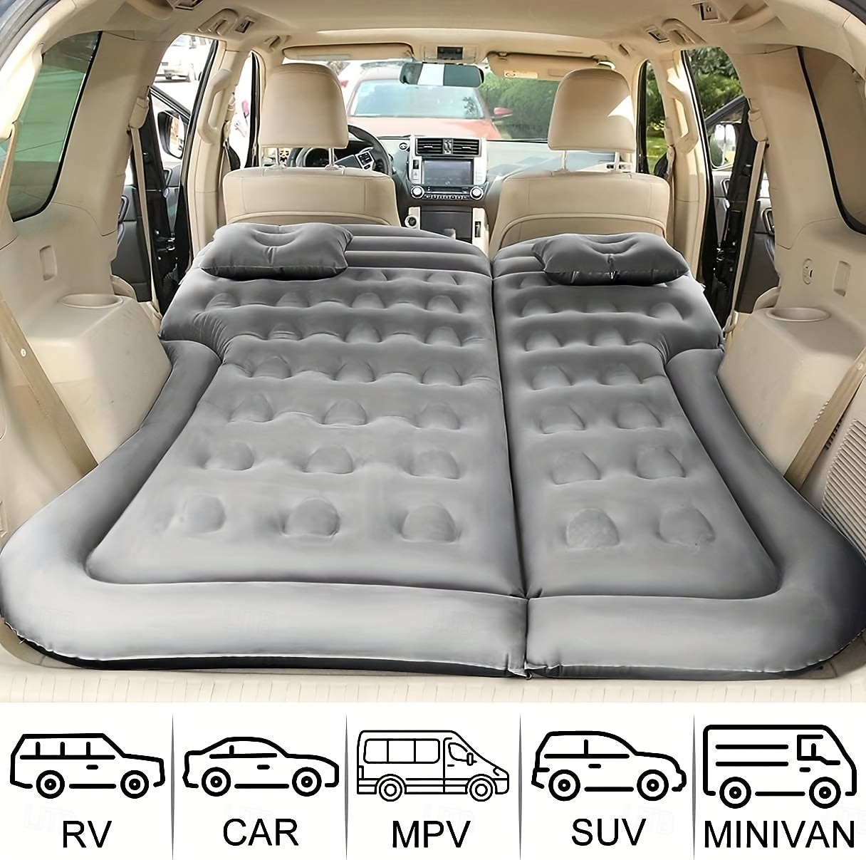 SUV Car Air Mattress Inflatable Bed for Trunk - Portable Travel Sleeping Pad Foldable Car Bed for Camping Road Trip with Pillows and Electric Pump, Universal Fit for SUV Minivan Truck 2026 - $59.99 –P5