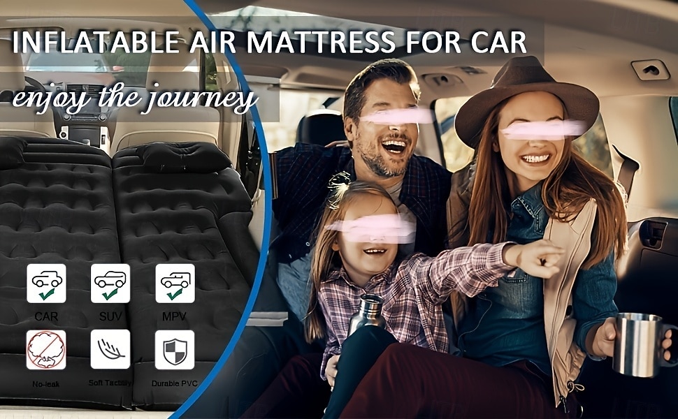 SUV Car Air Mattress Inflatable Bed for Trunk - Portable Travel Sleeping Pad Foldable Car Bed for Camping Road Trip with Pillows and Electric Pump, Universal Fit for SUV Minivan Truck 2026 - $59.99 –P4