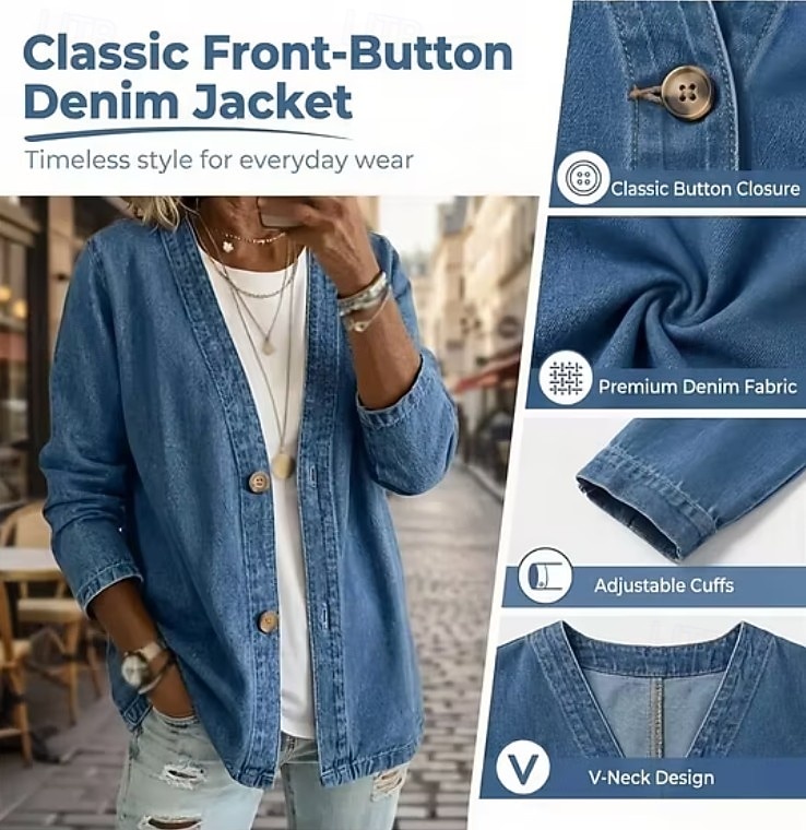Per donna Tunica Patchwork Tinta unica Vintage Western Casual Manica Corta Manica Lunga Scollo a V Top lunghi Casuale Blu Nero Azzurro Estate Primavera del 2026 a $34.99 –P4