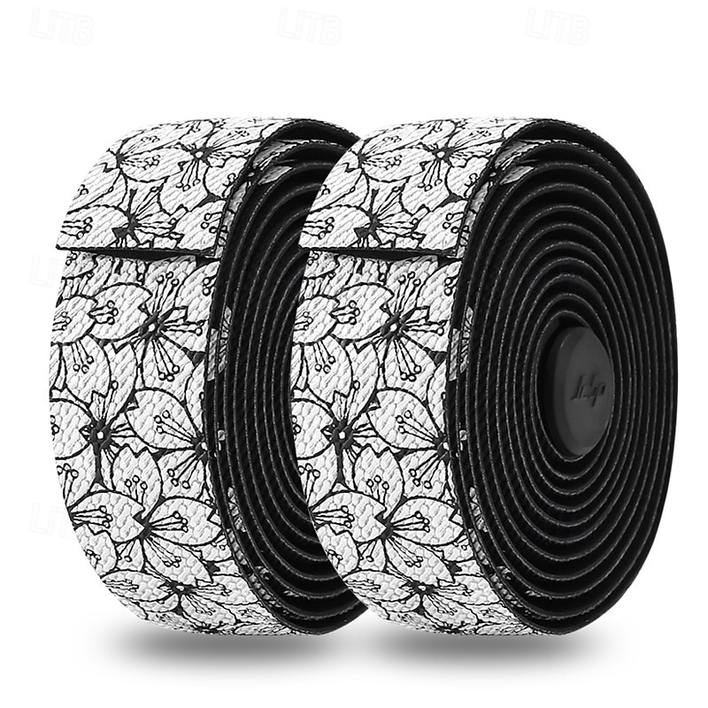 Bike Handlebar Tape Cycling Wearproof Skidproof Comfortable Safety For Road Bike Mountain Bike MTB Cycling Bicycle PU(Polyurethane) Black White Pink 2026 - $17.99 –P6