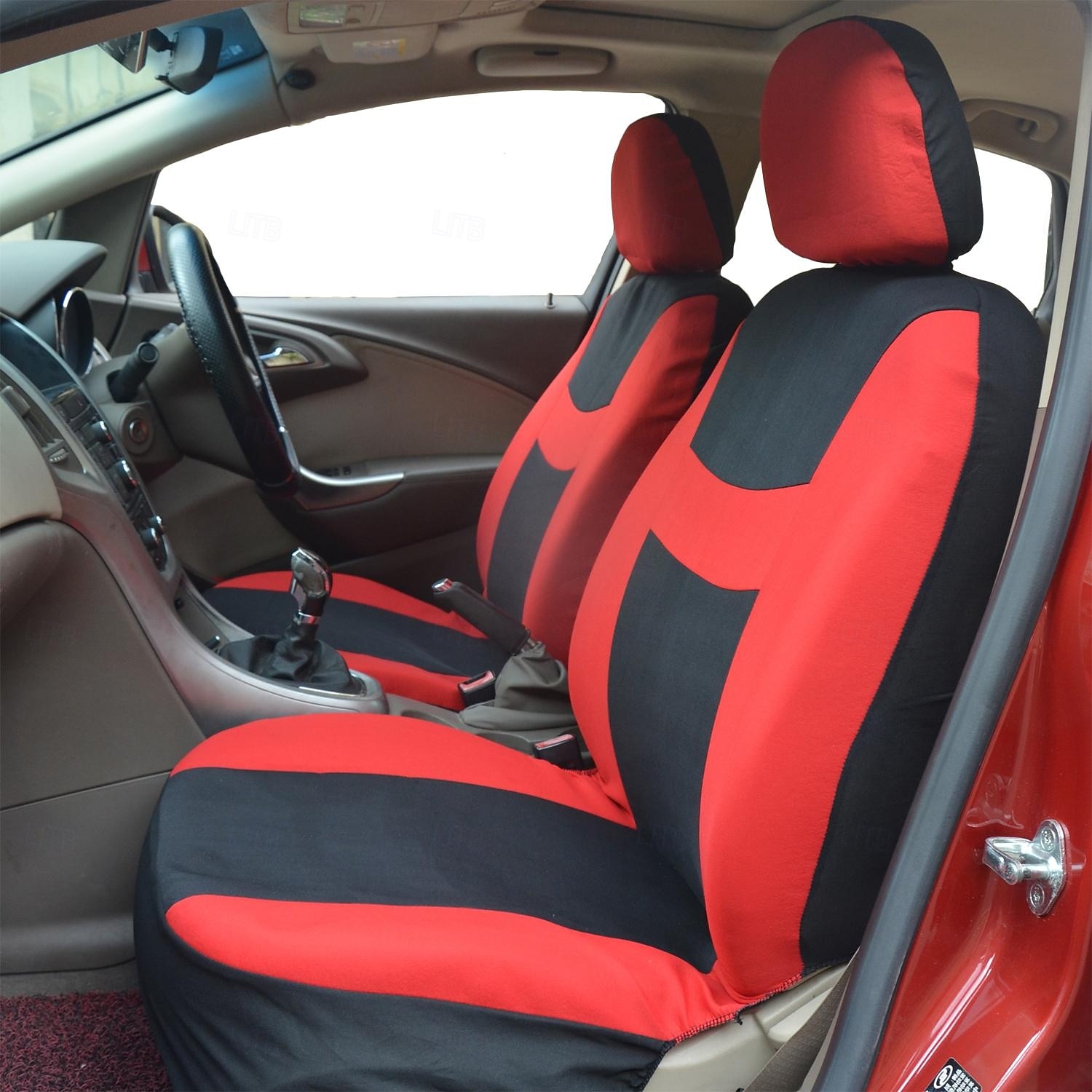 Set completo di 9 coprisedili universali per auto, in tessuto a rete di poliestere traspirante, per auto, SUV, berline e camion. Eleganti accessori per interni bicolore, facili da installare. del 2026 a $34.99 –P15