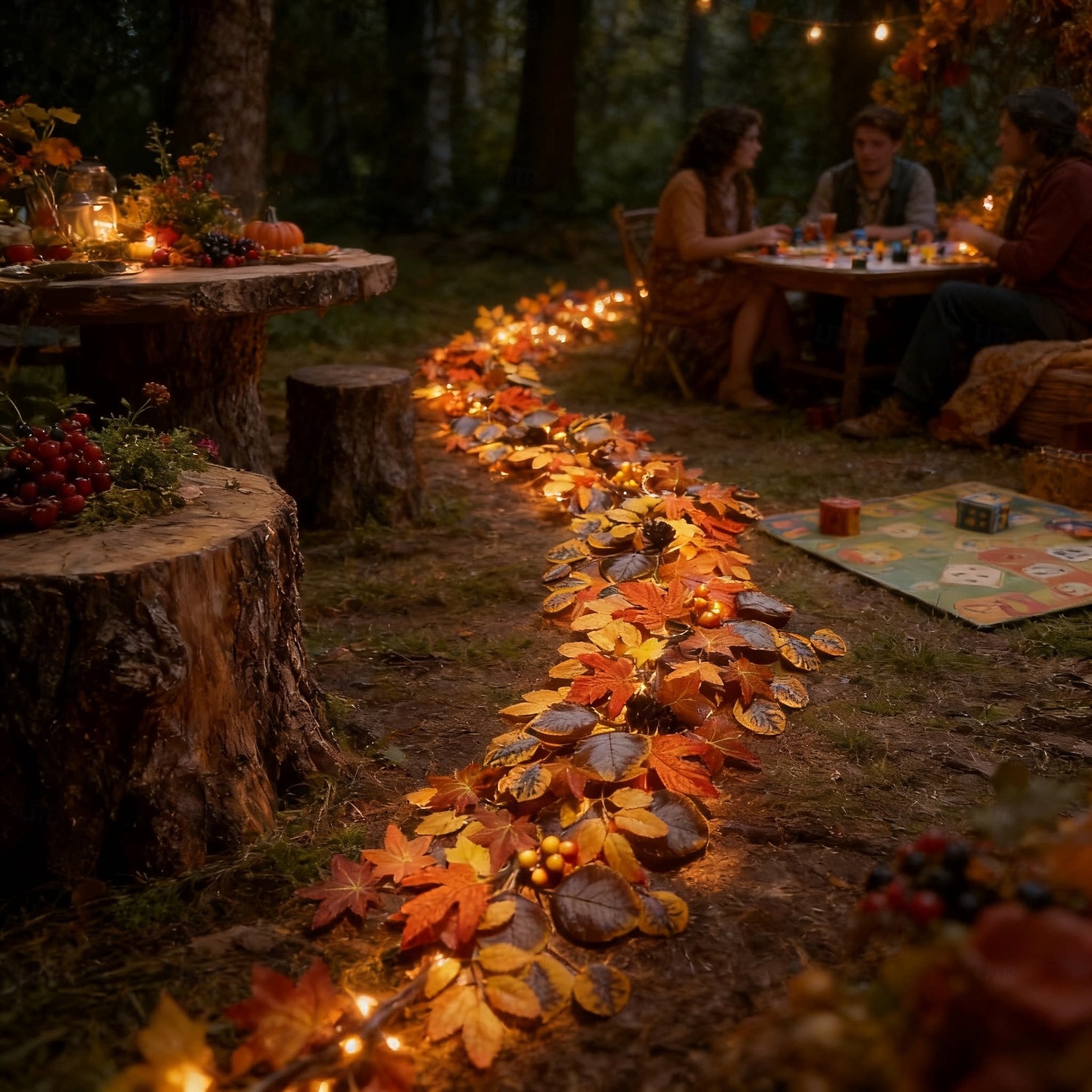 Guirlande lumineuse d'automne en forme de feuilles d'érable, décorations lumineuses d'Halloween avec vigne à baies rouges, guirlande lumineuse LED féérique pour la fête des récoltes, décoration de 2026 ? $23.99 –P10