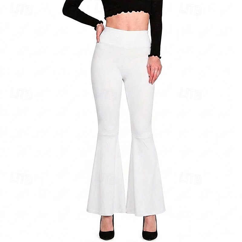 Anni '70 Disco Y2K Pantaloni a zampa d'elefante Pantaloni a zampa Bambola Costume Per donna Giorno dei Re Casual Quotidiano Parata dell'Orgoglio Mese dell'orgoglio Adulti Pantaloni del 2026 a $20.99 –P11