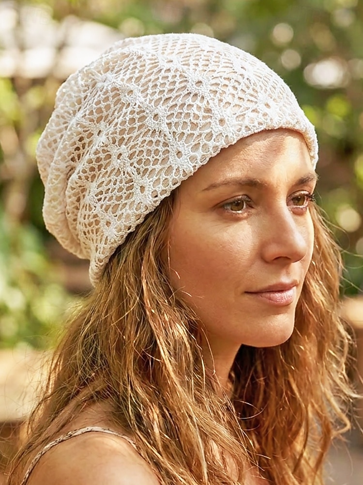 Gehäkelter Sommerhut für Damen, aus luftigem Polyester, faltbarer Sonnenhut im Boho-Stil, ideal für Strandurlaub und Freizeit, mehrfarbig und leicht. &atmungsaktiv 2026 - $14.99 –P2