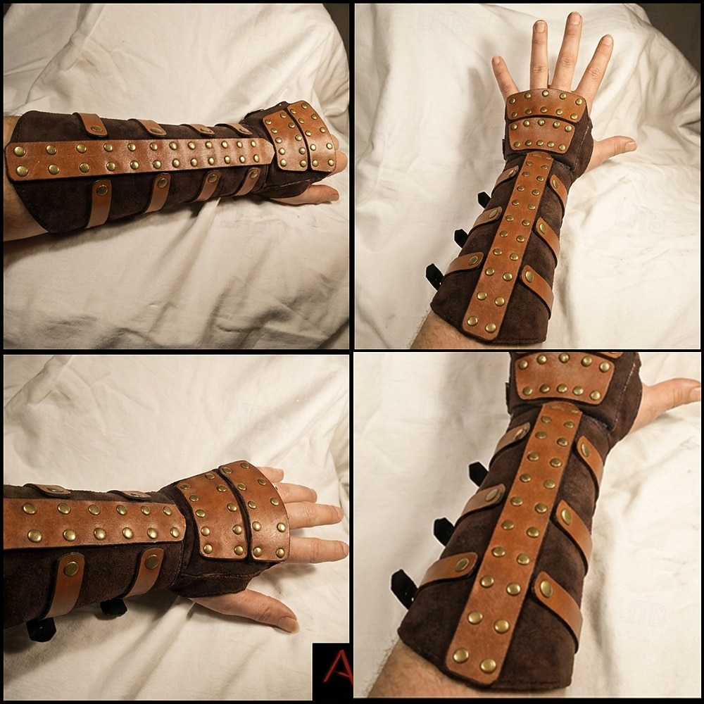 Medievale Rinascimento Steampunk Costume Cosplay Armatura Mascherata Guerriero Vichingo Crociato Cavaliere Celtico Ranger Tiro con l'arco Costume Per uomo Per donna Vichingo Halloween Mascherata del 2026 a $38.99 –P4