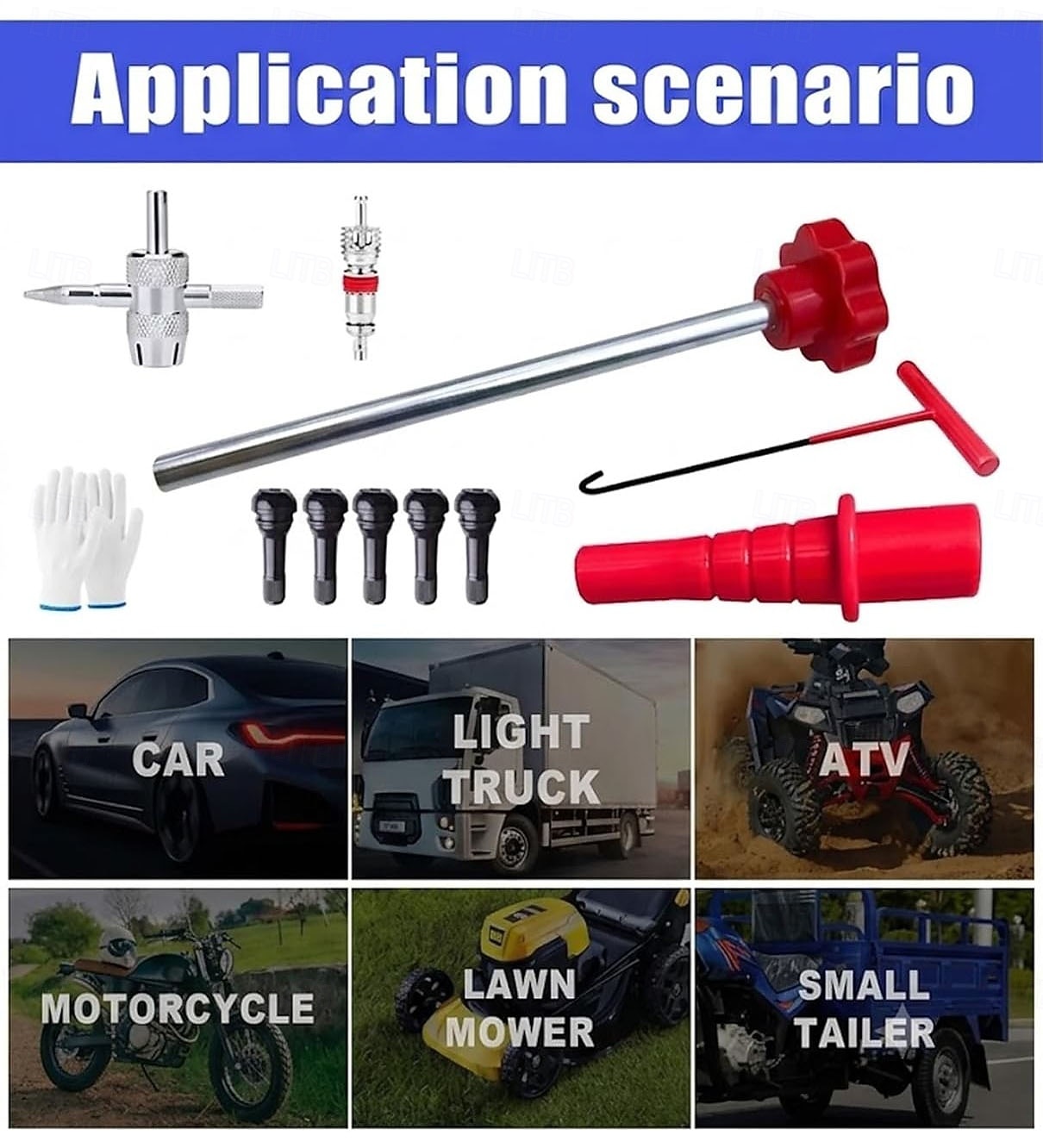 Kit di attrezzi per la sostituzione rapida delle valvole degli pneumatici auto, composto da 30 pezzi, set di sostituzione rapida del nucleo della valvola che perde, include tr413, tappi per attrezzi a del 2026 a $39.99 –P8
