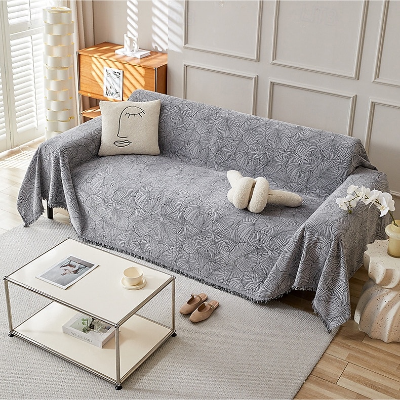 Sofa Cover Blanket One Piece Couch Cover Anti Cat Scratch Herringbone Sofa Slipcover Full Coverage Furniture Protector Washable Sofa Throw for Living Room 2026 - $7.99 –P1
