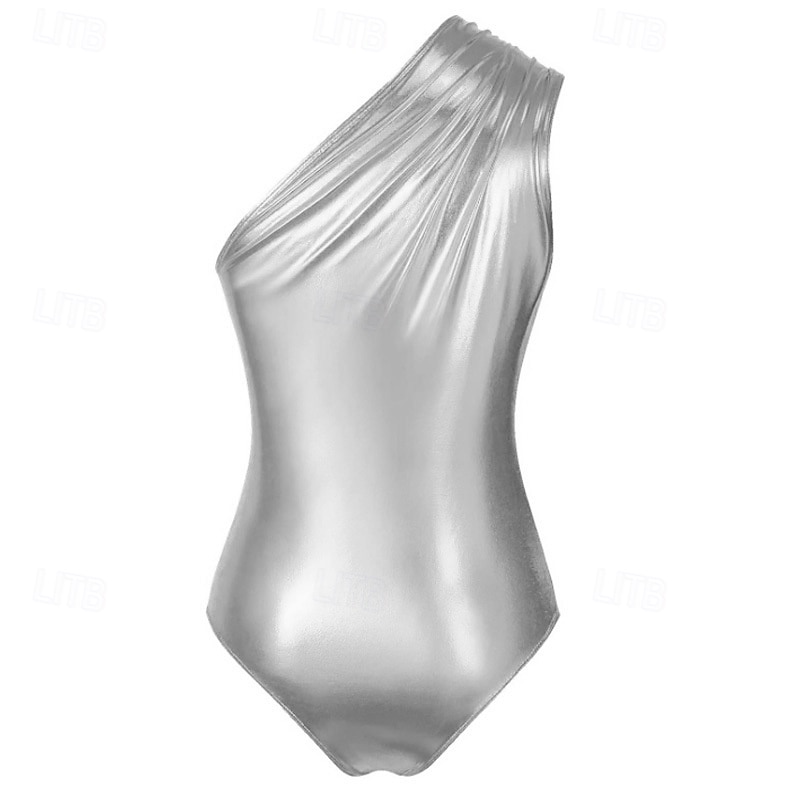 Retrò Vintage Anni '80 Rave One Piece Body Disco Costume Per donna Halloween Carnevale Festival Musicale Parata dell'Orgoglio Mese dell'orgoglio Adulti Body / Tutina Estate del 2026 a $25.99 –P2