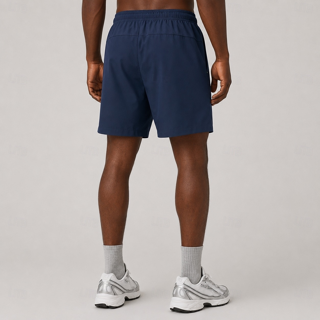 Men's Casual Shorts Four-Way Stretch Fabric Dark Blue 2026 - $35.99 –P2