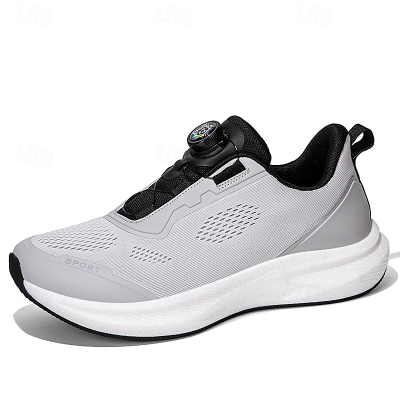 Men's Sporty Casual Daily Tissage Volant Comfortable Slip Resistant Flexible Buckle Dark Grey Black Yellow Summer Spring All Seasons 2026 - $59.99 –P1