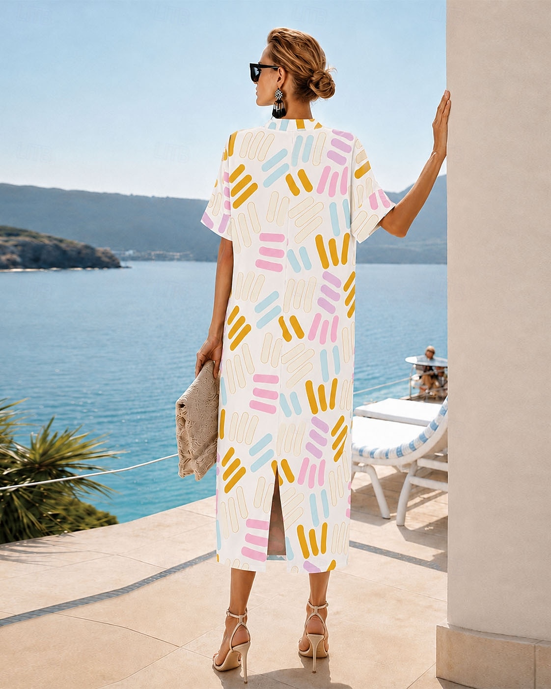 Damen Midikleid Hemdblusenkleid Sommerkleid Vintage-Kleid Abendkleid Elegant Urlaub Vintage Ellbogenärmel Heim Arbeit Strand Normale Passform Grafik Leopard Abstrakt Kurzarm V Ausschnitt Wei 2026 - $36.99 –P8