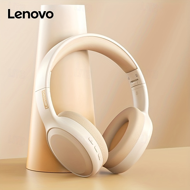 Lenovo Noise Cancelling Headphones Over Ear, Hi-Fi Stereo Wireless Bluetooth Headset, Foldable & Comfortable Design with Built-in Mic for Travel, Home Office, PC, Smartphone 2026 - $28.99 –P2