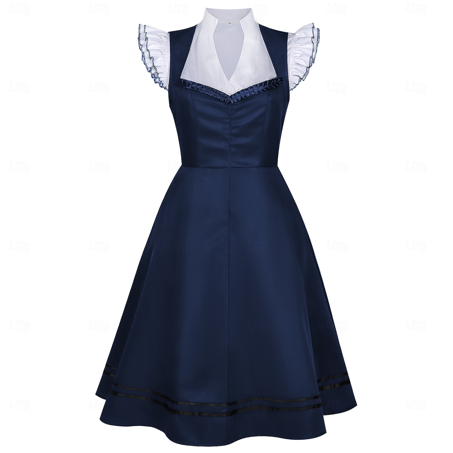 Oktoberfest Robe Dirndl Ensemble Dirndl Blouse Dirndl Longueur midi Tablier aspect satiné Femme de ménage Allemand Alpin Patrimoine Prairies Femmes Carnaval Fête de la Bière Tissu de style de 2026 ? $92.99 –P12