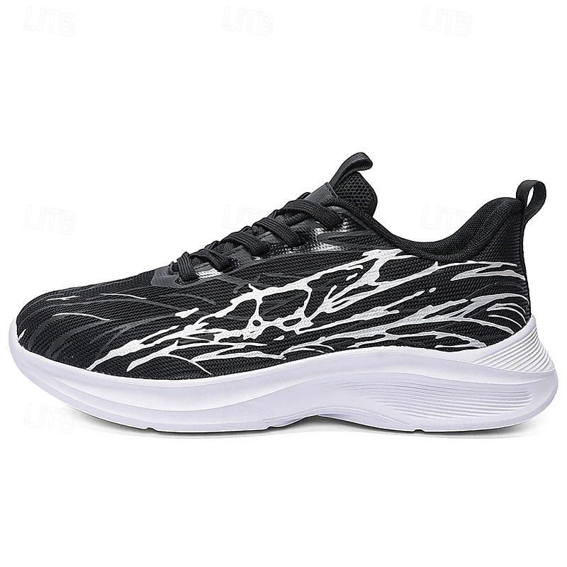 Pantofi sport de alergare albi-albaștri pentru bărbați, pantofi sport cu șireturi, pantofi sport ușori, cu pernă, pentru sală, antrenament, exterior 2026 - $34.99 –P4