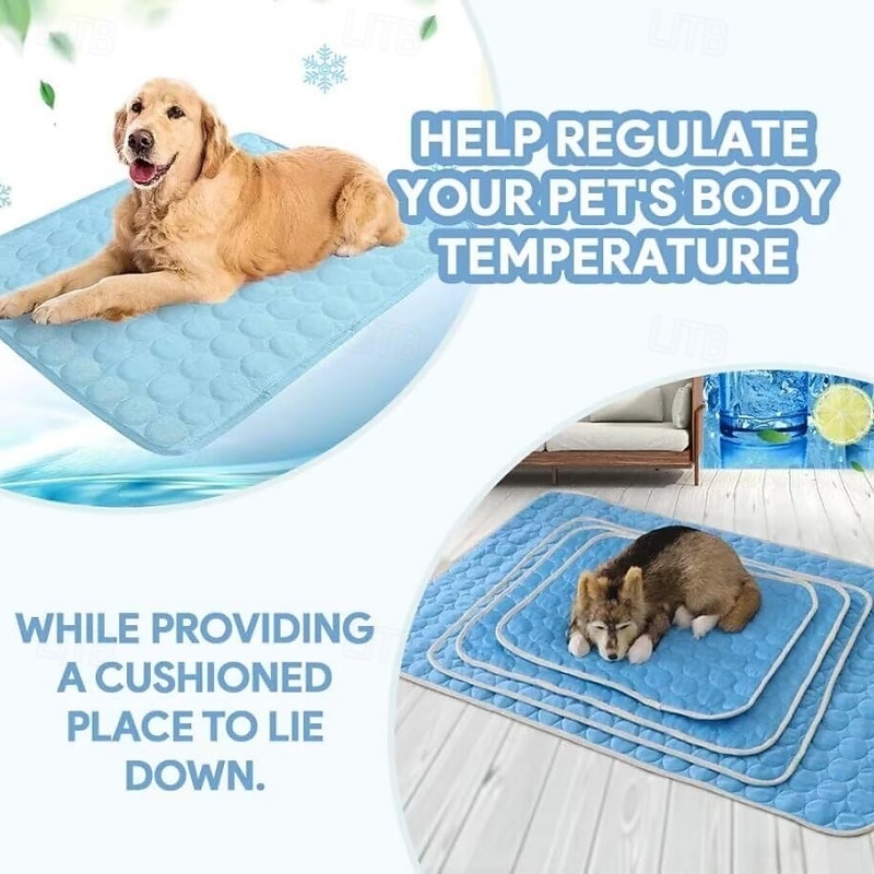 Kjølematte for kjæledyr, vaskbar innekatter, hundekatt, sovematte for sofa, gulvsenger 2026 - $15.99 –P4
