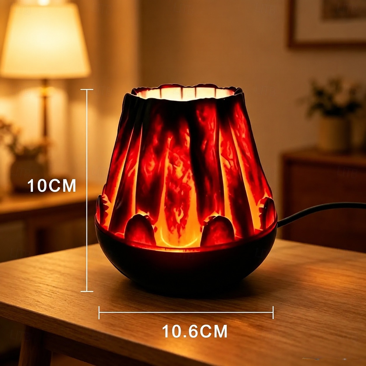 Halloween-kerstprojectorlamp met realistisch vlammenpatroon, dynamische pompoen-, spook-, sneeuwvlok- en kerstmanprojectielamp, USB 5V-voeding, feestelijk nachtlampje voor slaapkamer en woonkamer. 2026 - $18.99 –P2