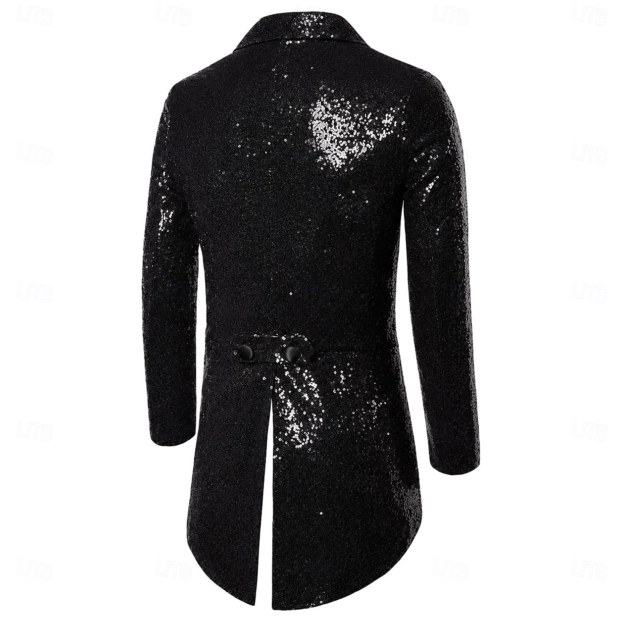 disco 1980erne ملابس السهرة للرجال tailcoat Disk Paljetter Kostyme Herre Karnevalskostyme Halloween Karneval Maskerade Aftenselskap Nattklubb Pride-parade Voksne Frakk 2026 - $56.99 –P12