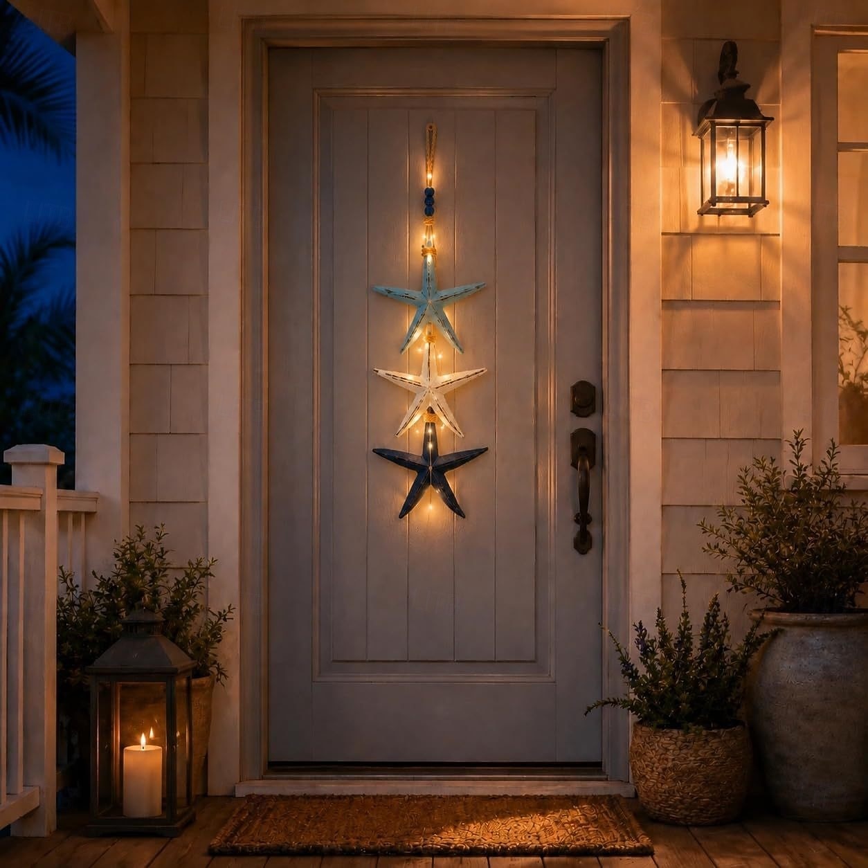 Lighted Wooden Fish & Starfish Wall Decor – Beachy Wall Decor with Warm LEDs, Coastal Nautical Hanging Decor for Bathroom, Porch & Beach House 2026 - $29.99 –P13
