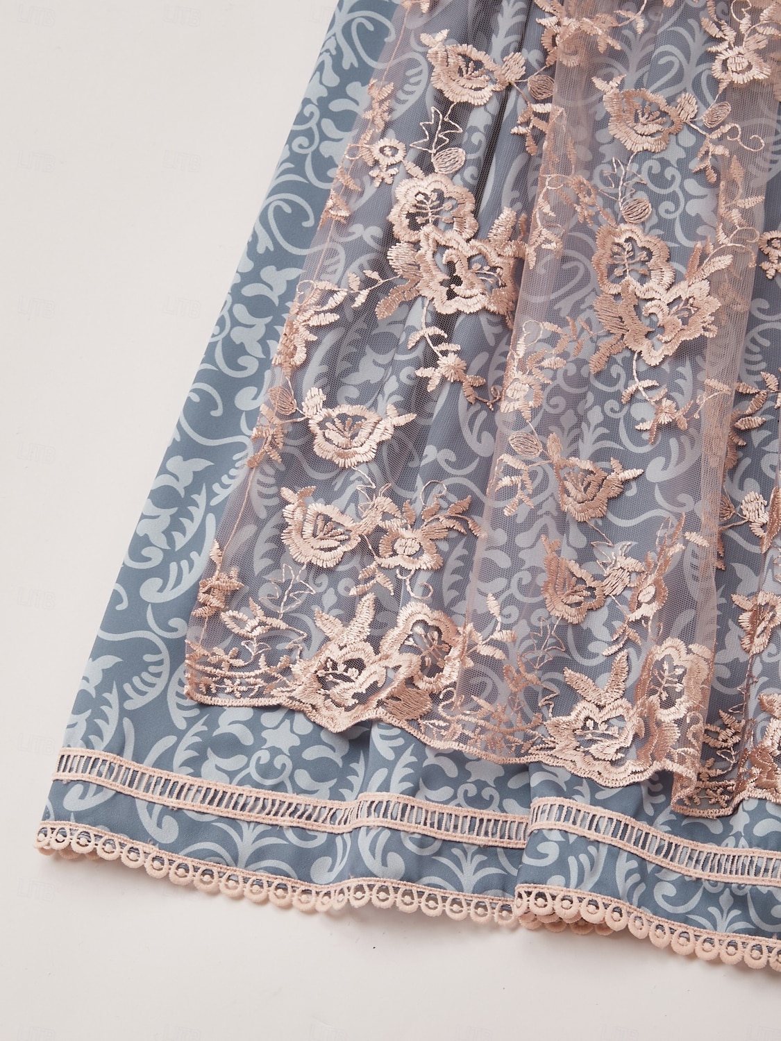 Oktoberfest Dirndl Dress Midi Length Lace Maid Romantic Bavarian Munich Wiesn Women's Traditional Style Cloth Without Blouse (60CM) 2026 - $72.99 –P8